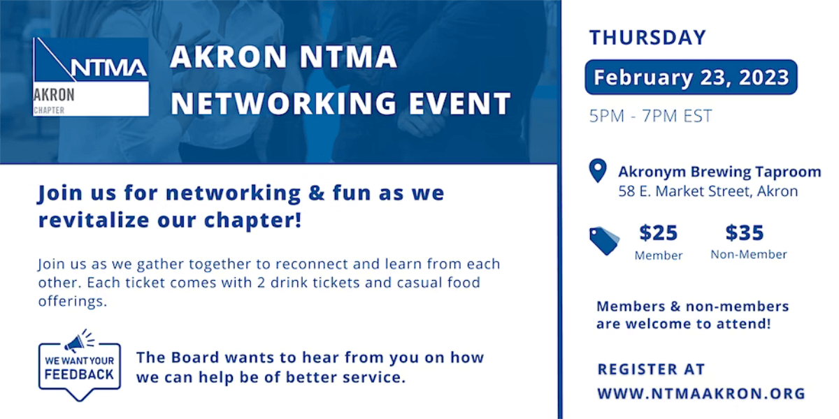 akron ntma manufacturing networking event